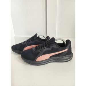 PUMA‎ Women's Twitch Runner Sneakers Black/Rose Gold 7.5